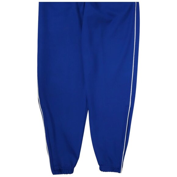 Nike Team Track Wind Pants Mens L Zipper Legs Elastic Drawstring Waist Blue - Picture 13 of 16